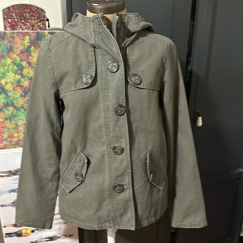 JACK LHAKI HOODED COTTON JACKET MEDIUM . No tags/ never worn
